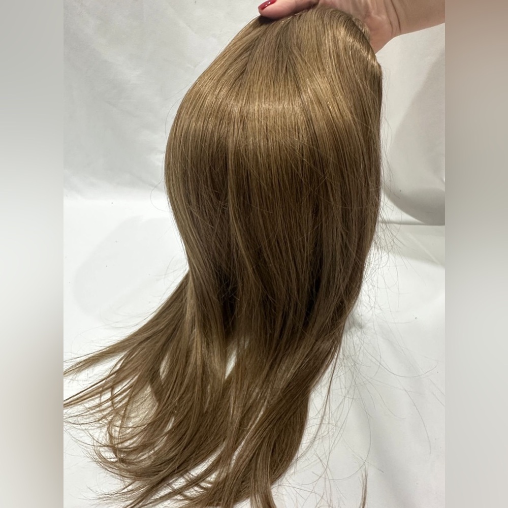 Remy Human Hair Clip In Extensions 20” #6 Light Brown Full Thick 130g Natural